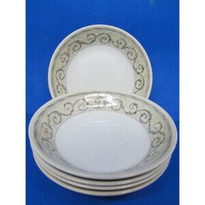 Johnson Brothers ACANTHUS Coupe SOUP BOWLS 7 3/8"  Bundle of 5